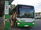 Jeden z mála autobusových spoj mezi Havíovem a Ostravou v dob stávky.