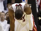 Dwyane Wade z Miami Heat po ztraceném finále NBA s Dallasem Mavericks.