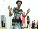 Michelle Obamová (ervenec 2011)