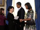Barack Obama a Michelle Obamová (leden 2009)