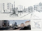 Návrhy studentů liberecké architektury na přeměnu Šaldova náměstí