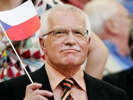 Nmecko, 2006. Václav Klaus jako fanouek na MS svta ve fotbale