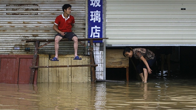 Záplavy v ín. (19. ervna 2011)