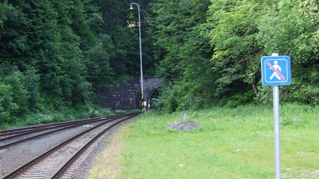 Portál piáckého tunelu, druhé nejdelí stavby svého druhu v esku