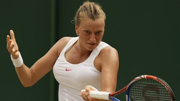 eská teniska Petra Kvitová je v osmifinále Wimbledonu.