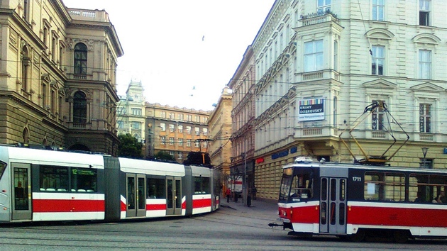 16. ervna se kvli stávce vypravilo na dleité trasy v Brn jen jedenáct spoj-