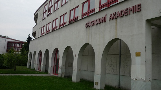 Obchodní akademie v Kromíi, kde nedávno odmaturovala zavradná studentka Martina V.