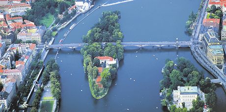 Stelecký ostrov v Praze na Vltav