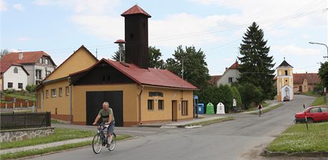 Centrum Skaliky na Perovsku. Ta se stala vesnic roku 2011 Olomouckho kraje