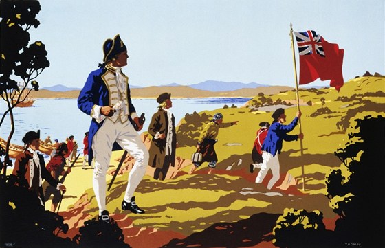 Jako první Brit piplul do Austrálie v roce 1770 James Cook, který pojmenoval