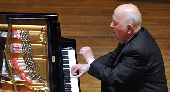 Pianista Ivan Moravec vystoupil 21. ervna 2011 v praském Rudolfinu.