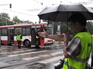 Rekonstrukce nehody tramvaje a trolejbusu v Brn. (23. ervna 2011)