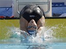 eská plavkyn Simona Baumrtová bhem znakaského finále v Paíi.