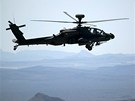 Vrtulník Apache britských jednotek v Afghánistánu