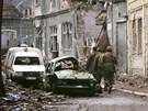 VUKOVAR Zatímco Jugoslávská federální armáda niila na podzim 1991 budovy ve