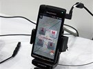 Sony Ericsson Xperia Acro z nabídky operátora NTT DoCoMo na veletrhu CommunicAsia v Singapuru