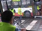 Rekonstrukce nehody tramvaje