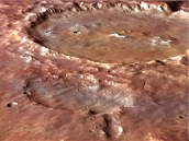Krter Eberswalde - Jedno ze zamtnutch mst pistn sondy Mars Science