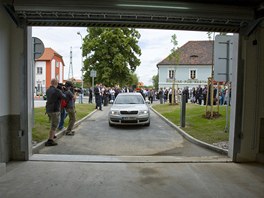 Parkovac dm Rychtka v Plzni v den oteven 23. ervna 2011. 