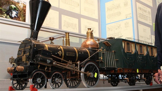 Ukradený model vlaku, který se po dvou letech vrátil do muzea ve Studénce.