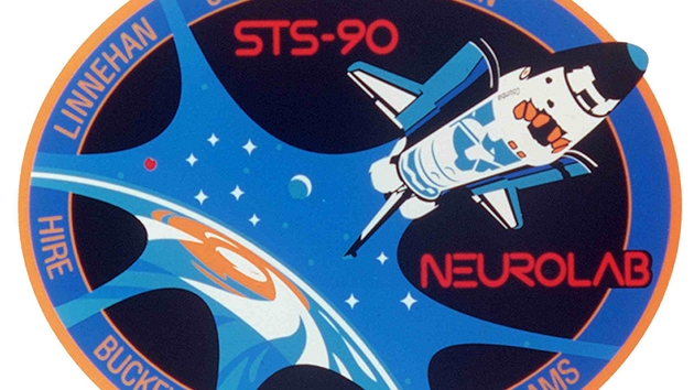 Logo mise raketoplánu Columia STS-90 Neurolab.