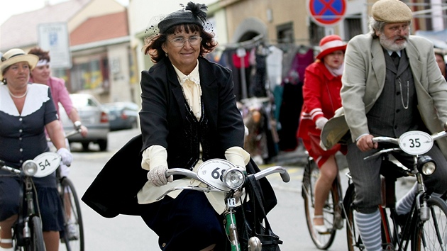 Mistrovství republiky historických velociped. 