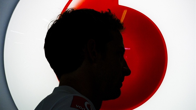 Jenson Button, britský pilot týmu McLaren.