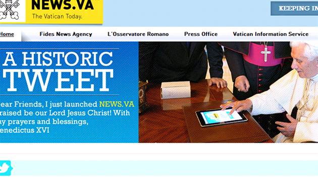 Pape� Benedikt XVI. posílá sv�j první tweet