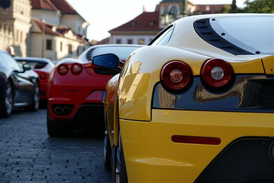 Ferrari na Praském hrad