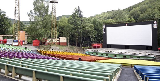 Karlovarské letní kino.