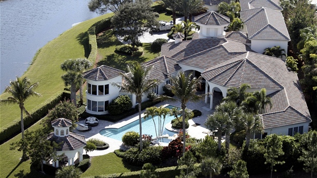 Sídlo sester Williamsových v m�st� Palm Beach Gardens na Florid�