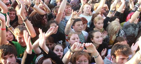 Fanouci se na festivalu Rock Rebellion bavili jen v pátek, v sobotu byl program zruen (ilustraní foto).