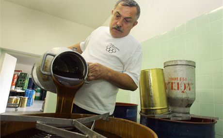 Podle editele lázeských les Evena Krejího zatím lesníci tikrát stáeli a vytoili nkolik desítek kilogram lesního medu. Ilustraní foto