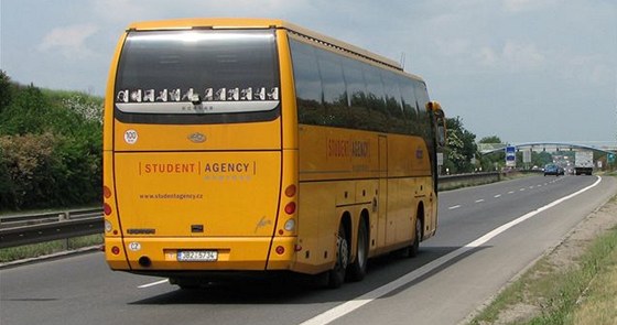 Autobus společnosti Student Agency.