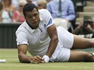 Jo-Wilfried Tsonga v semifinále Wimbledonu na Djokovie nestail