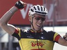 HURÁ. První etapu letoní Tour de France ovládl Belgian Philippe Gilbert.