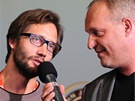 MFFKV 2011 - Moderátor Jan Kovaík s porotcem soute Done In 60 Seconds Jiím