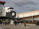 Kennedyho vesmírné stedisko - maketa raketoplánu Explorer v ivotní velikosti.