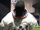 Kennedyho vesmírné stedisko - skafandr Neila Armstronga, ve kterém se proel
