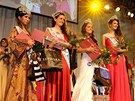 Vítzky Miss Deaf 2011: Ilaria Galbuserová z Itálie (druhá zleva), I. Vicemiss