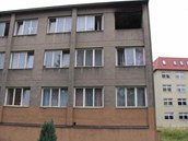 V Ostrav hoel jeden z byt v ubytovn v Sadov ulici.