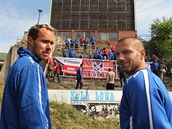 Symbolickho protestu proti veden msta Brna se na stadionu za Lunkami