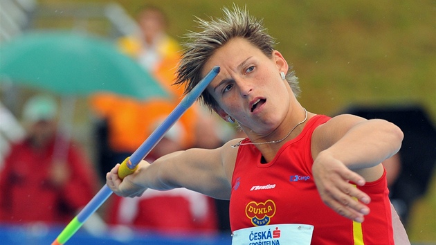 Barbora �potáková na Mistrovství �R v Brn�.