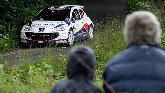 Posádka Valouek a Hrza pi Rally Bohemia 2011