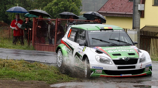 Posádka Loix a Miclotte pi Rally Bohemia 2011