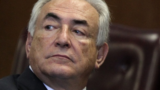 Dominique Strauss-Kahn u soudu (1. ervence 2011)