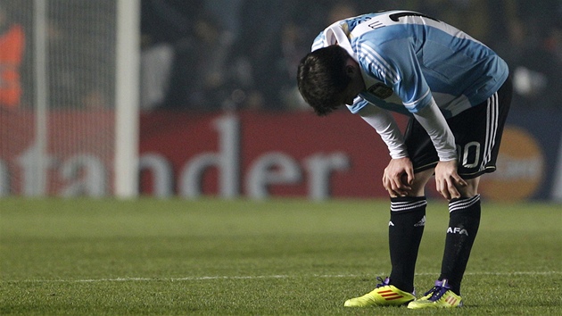 BARCELONA JE DALEKO. Argentinský úto�ník Lionel Messi se na mistrovství Ji�ní