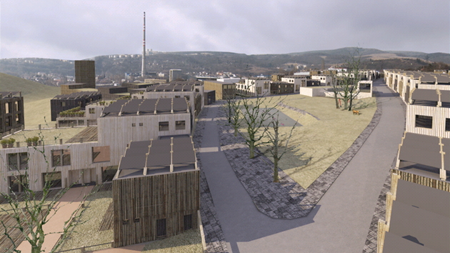 Cluster po�ítá asi s 800 obyvateli.