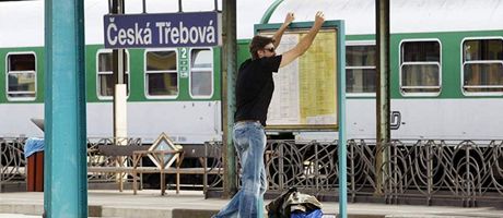 Zastaví, nebo nezastaví? Ministerstvo je proti mezinárodním vlakm v Tebové.