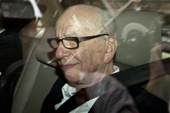 Australský mediální magnát Rupert Murdoch (14. ervence 2011)